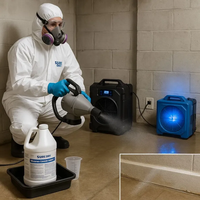 Sanitization and Odor Removal process in Lakemoor, IL