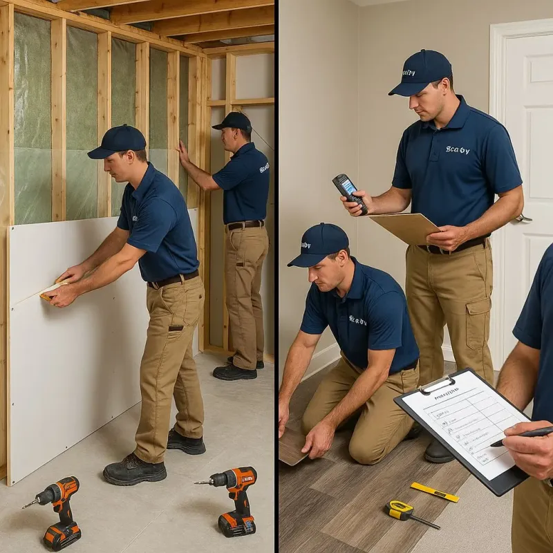 Repairs and Reconstruction process in Lakemoor, IL