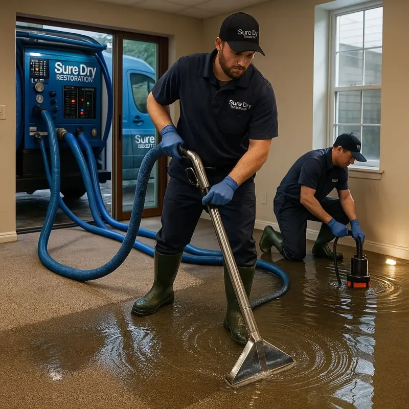 Water Extraction and Removal process in Lakemoor, IL